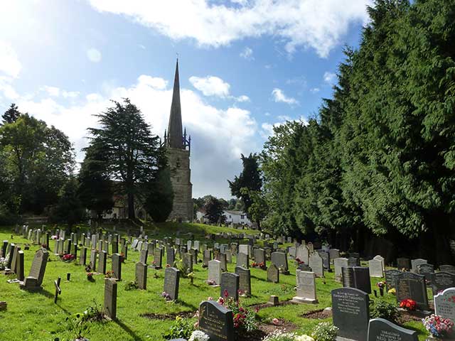 Ruardean Church and graveyard